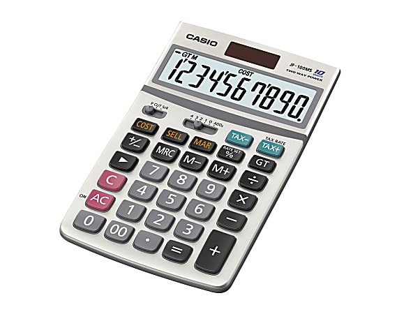 Casio JF100BM SolarBattery Powered Calculator - Office Depot