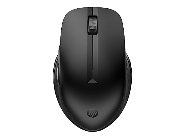 HP 435 - Mouse - ergonomic - 5 buttons - wireless - 2.4 GHz, Bluetooth - Bluetooth USB adapter - jack black -  - 3B4Q5AAABA