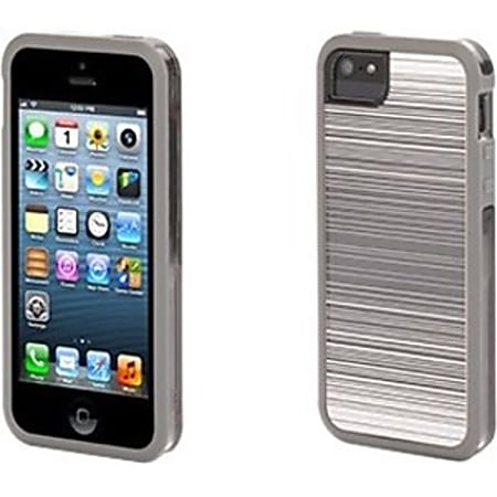 Griffin Abstract Separates for iPhone 5/5S - For Apple iPhone 5, iPhone 5s, iPhone SE Smartphone - Abstract - Gray, White - Grit Resistant, Dust Resistant - Polycarbonate, Thermoplastic Polyurethane (TPU)