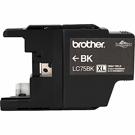 Brother® LC75 Black High-Yield Ink Cartridge, LC75BK, BRTLC75BK
