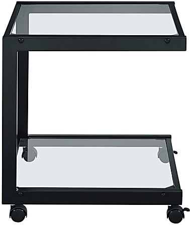 Glass printer table deals