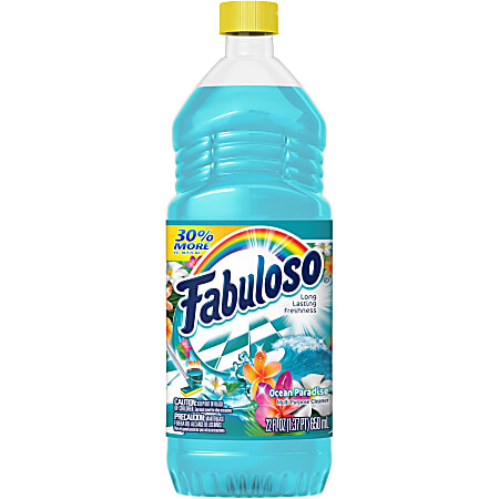 Fabuloso All Purpose Cleaner - Liquid - 22 fl oz (0.7 quart) - Ocean Paradise Scent - 12 / Carton - Blue