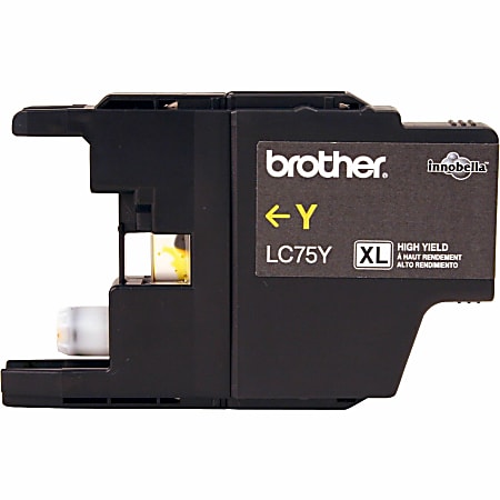 Brother® LC75 Yellow Ink Cartridge, LC75Y