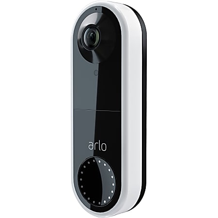 Arlo Essential Wired Video Doorbell, White - AVD1001 - Arlo Essential Wired Video Doorbell