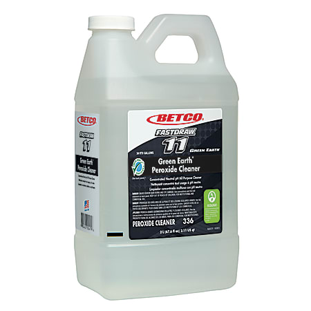 Betco® Green Earth® Peroxide Cleaner, Fresh Mint Scent, 67.6 Oz Bottle, Case Of 4