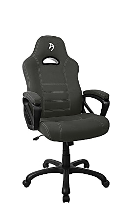 Arozzi Enzo Ergonomic Fabric High Back Gaming Chair Dark GrayBlack