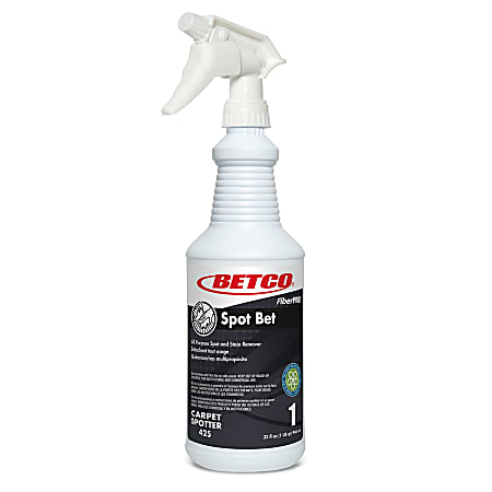 Betco® FiberPRO® Spot Bet Carpet Spotter, 32 Oz Bottle, Case Of 12