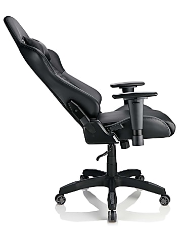 RS Gaming Davanti Vegan Leather High Back Gaming Chair BlackBlue BIFMA  Compliant - Office Depot