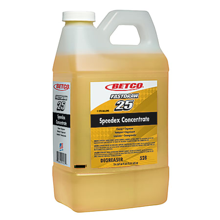 Betco® Fastdraw® Speedex Concentrate, Lemon Scent, 67.6 Oz Bottle, Case Of 4