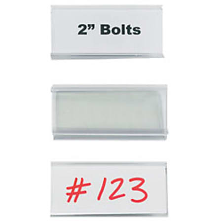 Wire-Rac™ Snap-On Label Holders, 1 5/16
