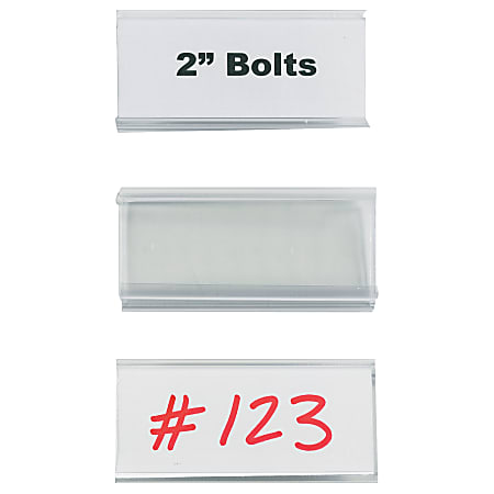 Wire-Rac™ Snap-On Label Holders, 1 5/16