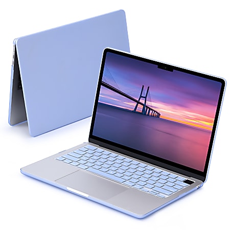 Techprotectus 13.6" MacBook Air M2 Case, Serenity Blue, TP-SB-K-MA13M2