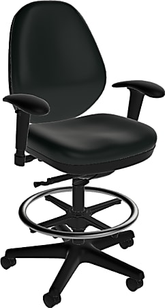 Sitmatic GoodFit Mid-Back Medium Stool, Black, GU23SNPCMKRU7K21501