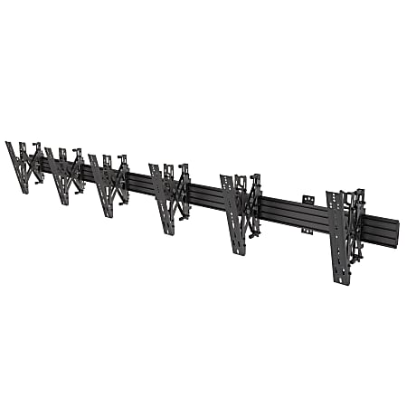 Kanto MBW31PT Wall Mount for Menu Board, Digital Signage Display, Display Screen, TV - Adjustable - 3 Display(s) Supported - MBW31PT