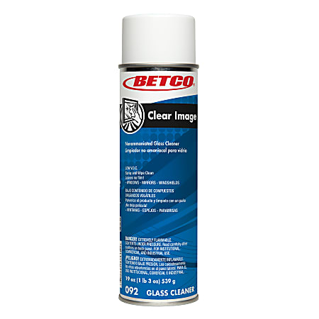 Betco® Clear Image Glass & Surface Aerosol Cleaner,