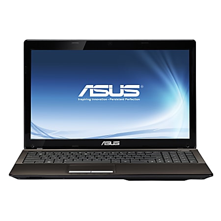 ASUS® K53E-RBR5 Laptop Computer With 15.6" Screen And 2nd Gen Intel® Core™ i3 Processor With Hyper-Threading Technology, Dark Brown