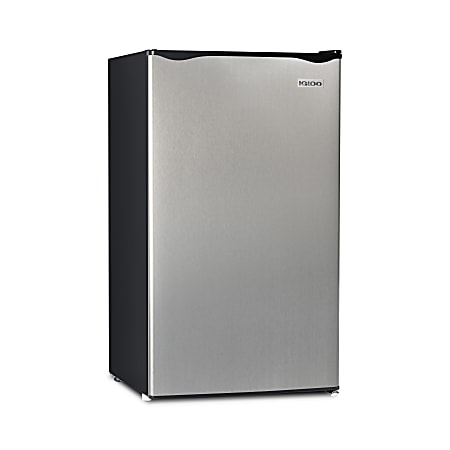Igloo 3.2 Cu. Ft. Mini Refrigerator With Freezer, Platinum