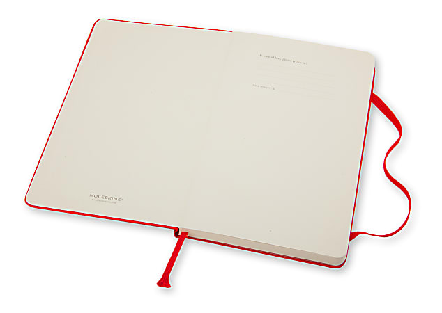 Moleskine Classic Hard Cover Notebook 5 x 8 14 Ruled 240