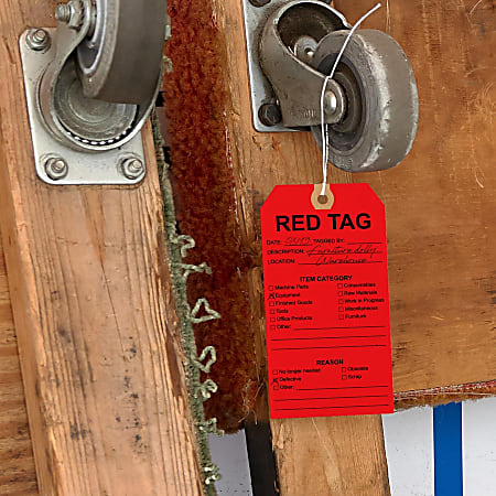 Avery Preprinted RED TAG 5S Hang Tags - 5.75