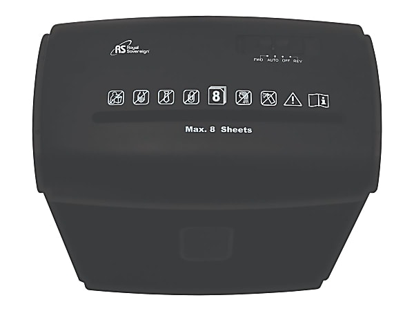 Royal Sovereign 8-Sheet Manual Cross-Cut Shredder, 6QL710