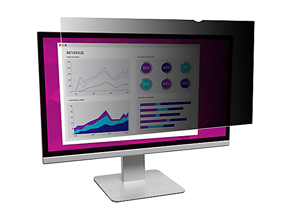 3M High Clarity Privacy Filter for Apple® iMac® Monitors, 27" Full Screen, 16:9 Aspect Ratio, Reduces Blue Light