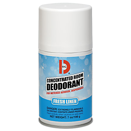 BIG D® Metered Concentrated Room Deodorant, Fresh Linen