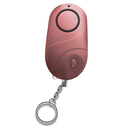 Digital Energy World Self-Defense Alarm Key Chain, Rose Gold