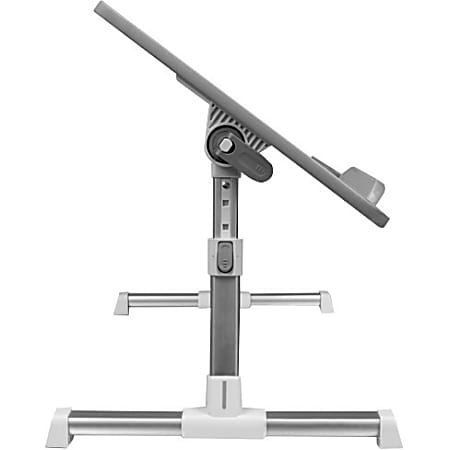 Aluratek Adjustable Ergonomic Laptop Cooling Table with Fan