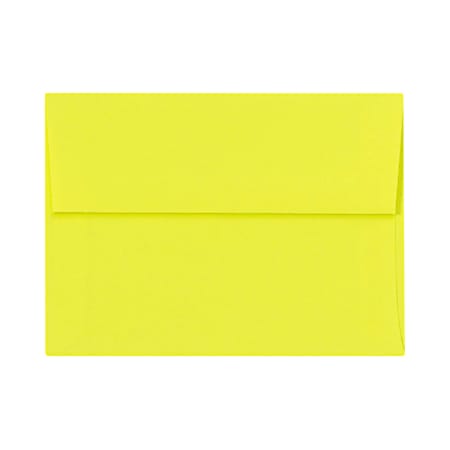 LUX Invitation Envelopes, A6, Peel & Press Closure, Citrus, Pack Of 1,000