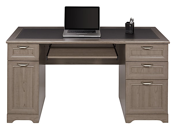 Realspace® Magellan 59&quot;W Manager&#x27;s Computer Desk, Gray