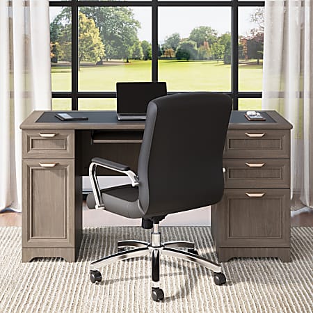Realspace&reg; Magellan 59"W Manager's Computer Desk, Gray