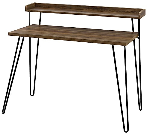 Ameriwood Home Haven Retro 45 W Writing Desk With Riser