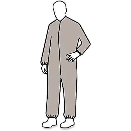MALT ProMax Coverall - Recommended for: Chemical, Painting, Food Processing, Pesticide Spraying, Asbestos Abatement - Medium Size - Zipper Closure - Polyolefin - White - 25 / Carton
