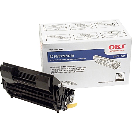 OKI® 52123601 High-Yield Black Toner Cartridge