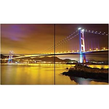 NEC Display 46" LED-Backlit 3.5mm Bezel 2x2 Video Wall Bundle