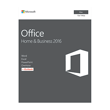 Microsoft Office Home And Business 2016 For Mac®, Product Key