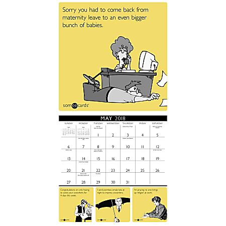 Mead "2021 Someecards Pets Wall Calendar, 12"" X 12"", Monthly (DDW34428)" : Buy Online At Best Price In KSA - Souq Is Now - View #8