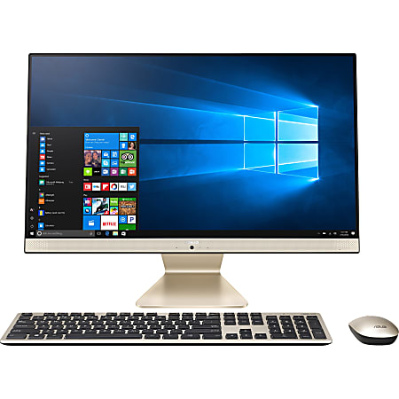 Asus V241DA-DB501T All-in-One Computer - AMD Ryzen 5 3500U 2.10 GHz - 8 GB RAM DDR4 SDRAM - 512 GB M.2 PCI Express NVMe 3.0 SSD - 23.8" Full HD 1920 x 1080 Touchscreen Display - Desktop - Black - Windows 10 Home - IEEE 802.11ac - 90 W
