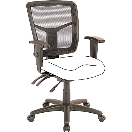 Lorell® Ergonomic Mesh Mid-Back Office Chair Frame, Black
