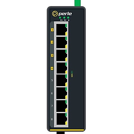 Perle IDS-108FPP-DS1SC20D - Industrial Ethernet Switch with Power Over Ethernet - 10 Ports - 10/100Base-TX, 100Base-BX-U, 100Base-BX-D - 2 Layer Supported - Rail-mountable, Panel-mountable, Wall Mountable - 5 Year Limited Warranty