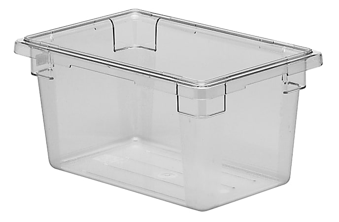 Cambro Camwear 9"D Food Boxes, 12" x 18", Clear, Set Of 6 Boxes