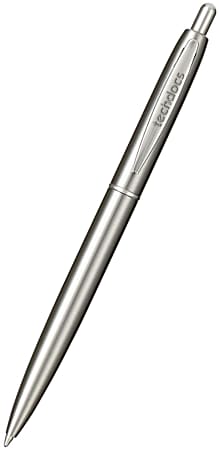 Custom Recycled Stainless Steel Promotional Ballpoint Pen, Silver