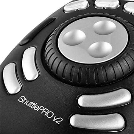 Contour ShuttlePro v2 Multimedia Controller Black USB Jog Dial 15