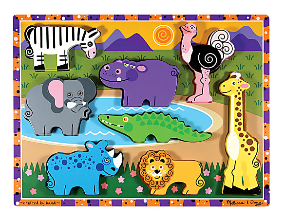 Melissa & Doug Safari Chunky Puzzle