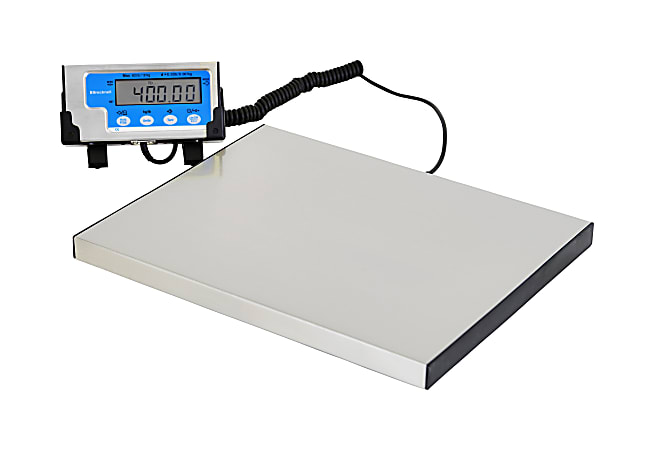 Brecknell Portable Shipping Scale - 400 lb / 181 kg Maximum Weight Capacity - White