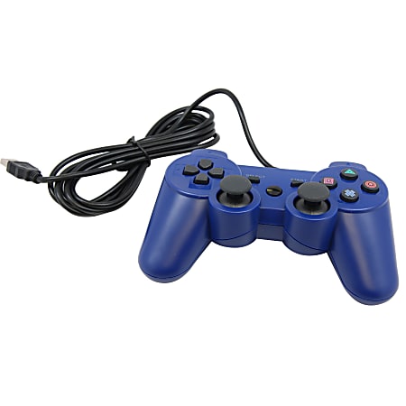 Gods silke Nathaniel Ward GameFitz Gaming Controller For PlayStation 3 Blue - Office Depot