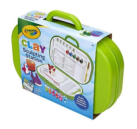 Crayola Briefcase Clay Paint Creation Multicolor