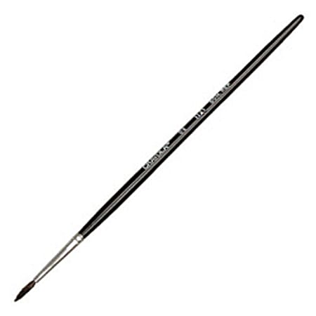 Crayola? Better Quality Watercolor Brush Series 1121, 2, Round Bristle, Camel Hair, Black