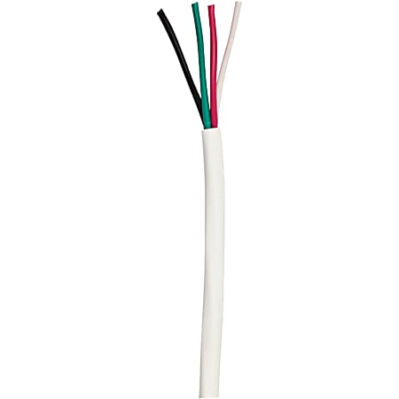 Ethereal Audio Cable - 500 ft Audio Cable for Speaker - First End: Bare Wire - Second End: Bare Wire - White - 1