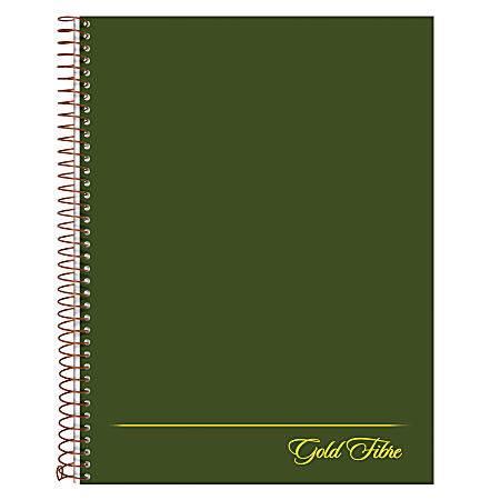 Ampad® Gold Fibre® Classic Project Planner, 7 1/4" x 9 1/2", Green, Undated